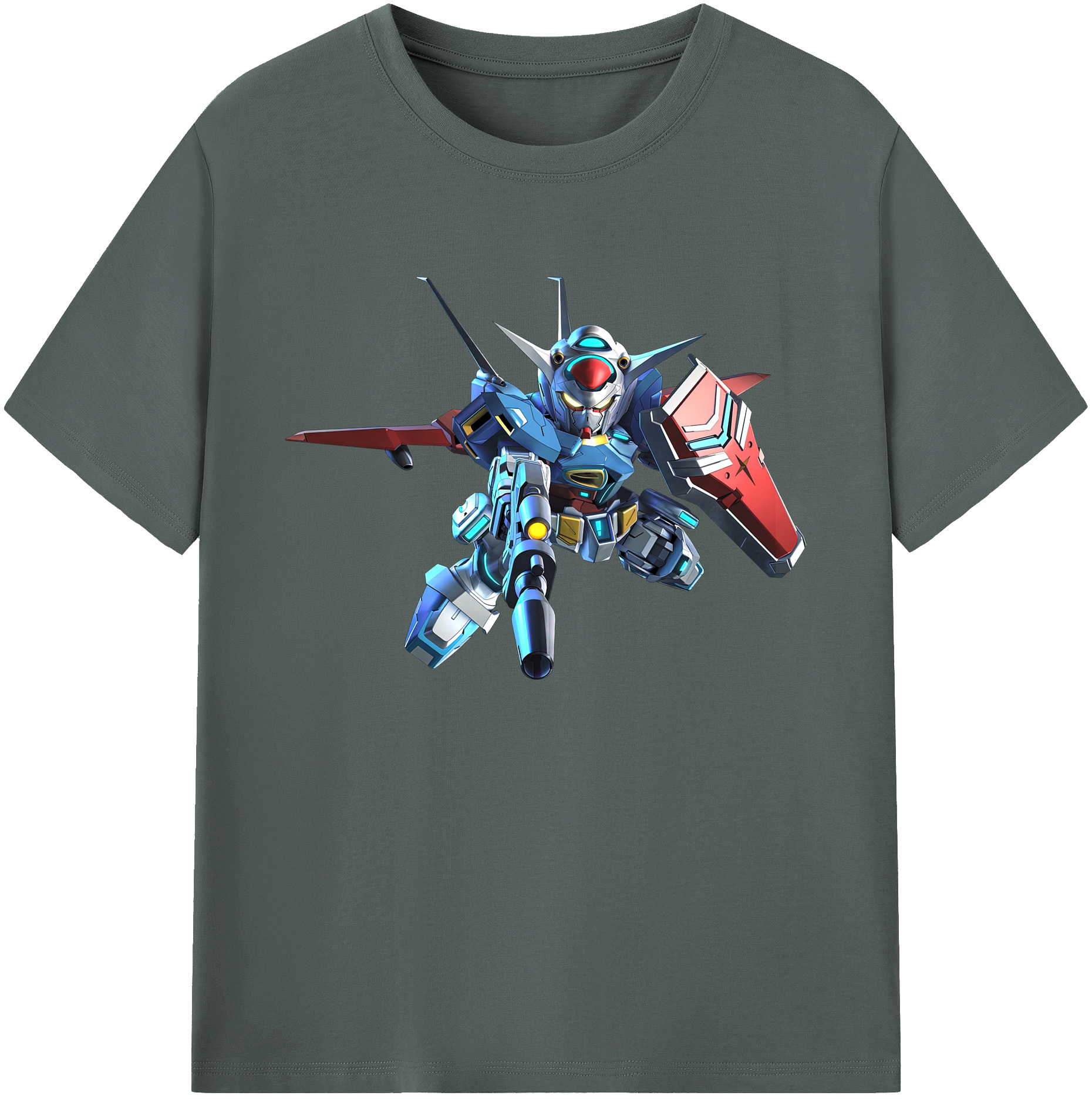 （画像用） 機動戦士ガンダム Mobile Suit Gundam 綿100％ メンズ半袖Tシャツ｜肌触りやわらか＆通気性